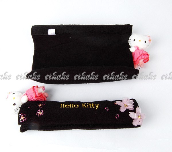 Hello Kitty Figure Seat Belt Cover Shoulder Pads IK5Q  