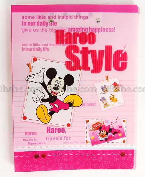 Mickey Mouse A4 File Folder Clips Clipboard 3pcs 1AIU  