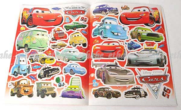 Disney Pixar Cars Colouring Sticker Book Notepad EAG1AK  